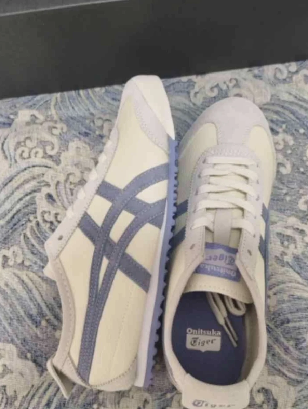 Onitsuka Tiger Mexico 66 Sneakers in Cream & Lavender